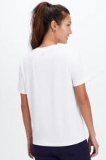 Fabletics branco 420HR2012 tee flexível seco mulheres - Image 2
