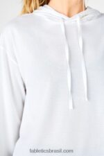 Fabletics branco 420HR2561 moletom com capuz kaia mulheres - Image 2