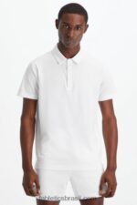 Fabletics branco 420HR3435 o polo 24-7 173 homens