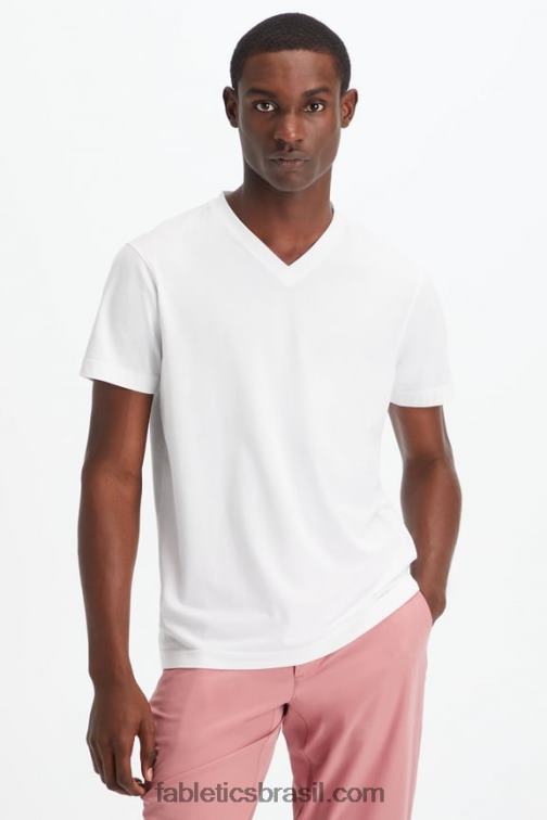 fabletics_branco_420hr3500_o_pescoco_24_7_v_homens.jpg Fabletics branco 420HR3500 o pescoço 24-7 v homens - Image 1