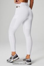 Fabletics branco clássico 420HR1029 legging moto cintura alta motion365+ mulheres - Image 2