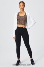 Fabletics branco clássico 420HR2459 moletom com capuz oásis mulheres - Image 4