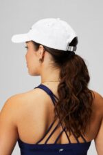 Fabletics branco clássico 420HR3009 o chapéu do pai mulheres - Image 5