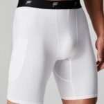 Fabletics branco clássico 420HR3116 a camada de base curta homens