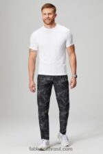 Fabletics branco clássico 420HR3465 o tee do dia de treinamento 175 homens - Image 3