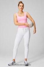 Fabletics branco clássico 420HR870 legging franzida de cintura ultra alta pureluxe mulheres - Image 5