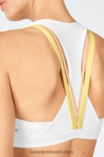 Fabletics branco/gota de limão/sorvete de laranja 420HR1804 boost sutiã esportivo de médio impacto 124 mulheres - Image 3