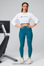 Fabletics branco hidro 420HR2598 camiseta manga longa dry-flex mulheres - Image 4