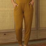 Fabletics branco/micro ponto/manchado 420HR178 corredor de maternidade lounge terry mulheres