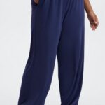 Fabletics branco/multi 420HR194 calça larga de malha elegante mulheres