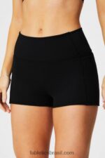 Fabletics branco/multi 420HR465 short cintura alta oasis pureluxe 2'' mulheres - Image 2