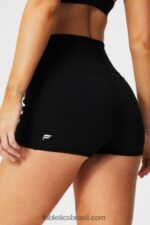 Fabletics branco/multi 420HR465 short cintura alta oasis pureluxe 2'' mulheres