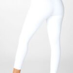 Fabletics branco/multi 420HR864 boost powerhold cintura alta 7/8 legging 63 mulheres