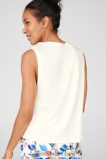 Fabletics branco silenciado 420HR2418 gia tanque mulheres - Image 3