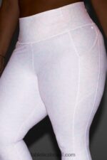 Fabletics brilho cristalino branco 420HR1153 legging oasis pureluxe cintura alta 7/8 82 mulheres - Image 2