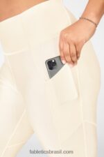 Fabletics brilho de creme de manteiga 420HR900 legging oasis pureluxe cintura alta brilho 7/8 mulheres - Image 2