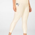 Fabletics brilho de creme de manteiga 420HR900 legging oasis pureluxe cintura alta brilho 7/8 mulheres