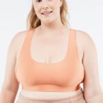 Fabletics brilho de damasco fresco 420HR1642 sutiã esportivo de baixo impacto yesi shine mulheres