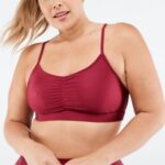 Fabletics brilho de explosão de cereja 420HR1654 adley sutiã esportivo de baixo impacto mulheres