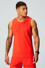 Fabletics brilho de fogo 420HR3390 o tanque do dia de treinamento homens
