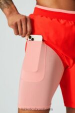 Fabletics brilho de fogo perfurado 420HR3141 o fundamental curto ii (alinhado) 135 homens - Image 2
