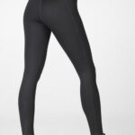 Fabletics brilho preto 420HR1286 legging ultracool de cintura alta mulheres