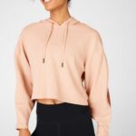 Fabletics bronze claro/terra 420HR2557 moletom com capuz audrey mulheres