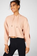 Fabletics bronze claro/terra 420HR2557 moletom com capuz audrey mulheres