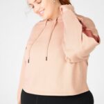 Fabletics bronze claro/terra 420HR2558 moletom com capuz audrey mulheres