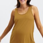 Fabletics bronze escuro 420HR2284 tanque maternidade mariel mulheres