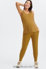 Fabletics bronze escuro 420HR2284 tanque maternidade mariel mulheres - Image 3