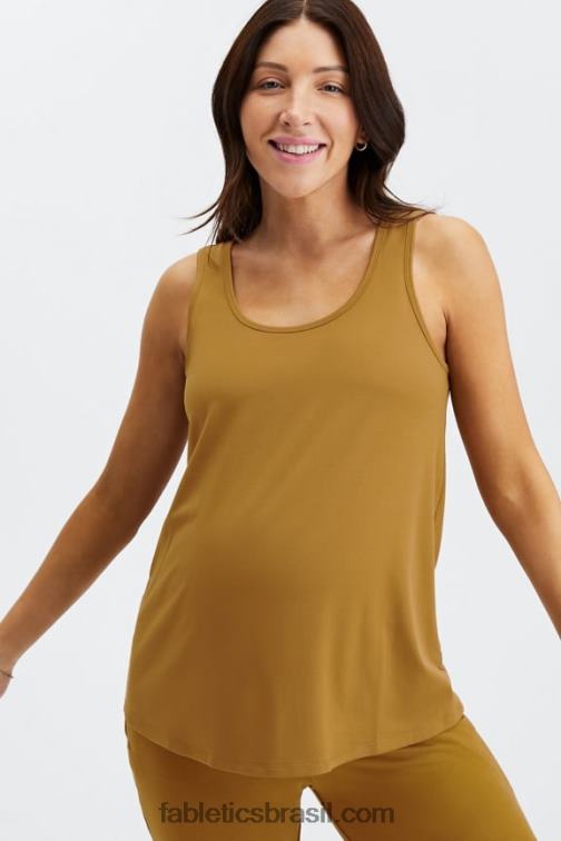fabletics_bronze_escuro_420hr2284_tanque_maternidade_mariel_mulheres.jpg Fabletics bronze escuro 420HR2284 tanque maternidade mariel mulheres - Image 1