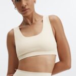 Fabletics café com leite 420HR1617 sutiã esportivo lola de baixo impacto mulheres