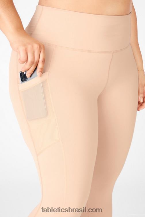 Fabletics café velho 420HR780 capri cintura alta powerhold on-the-go 47 mulheres - Image 2