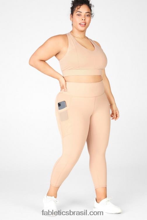 Fabletics café velho 420HR780 capri cintura alta powerhold on-the-go 47 mulheres - Image 4