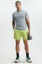 Fabletics cal desbotada 420HR3325 o curto fundamental (alinhado) homens - Image 4