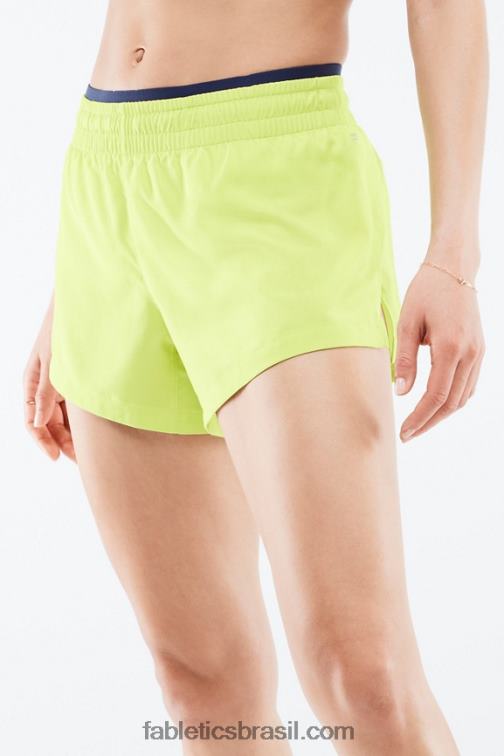 Fabletics cal selvagem/abismo 420HR280 respirar cintura média correr curto mulheres - Image 6