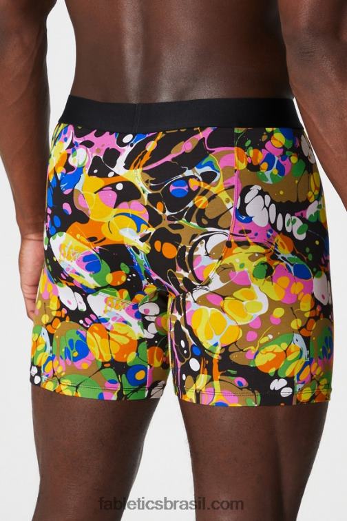 Fabletics caleidoscópio preto 420HR3747 a cueca boxer 24-7 194 homens - Image 2