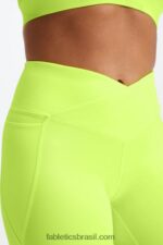 Fabletics calêndula/floral new wave 420HR316 oasis pureluxe hw crossover 6'' curto mulheres - Image 4