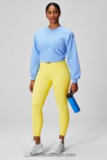 Fabletics campainha/flor azul 420HR2454 moletom de gola redonda de lã forever mulheres - Image 3