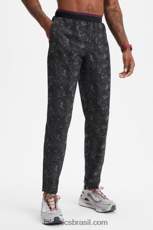 fabletics_camuflado_preto_nueue_420hr3072_a_calca_fundamental_homens.jpg Fabletics camuflado preto nueue 420HR3072 a calça fundamental homens - Image 1