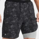 Fabletics camuflado preto nueue 420HR3152 o fundamental curto ii (alinhado) 138 homens