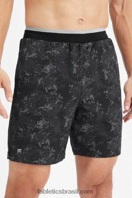Fabletics camuflado preto nueue 420HR3197 o fundamental curto ii 145 homens