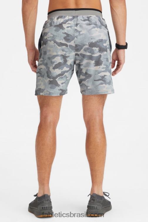 Fabletics camuflagem cinza sombra 420HR3226 o fundamental curto ii (alinhado) 150 homens - Image 4