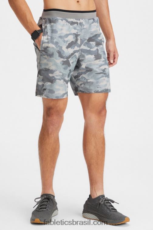 Fabletics camuflagem cinza sombra 420HR3226 o fundamental curto ii (alinhado) 150 homens - Image 5