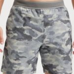 Fabletics camuflagem cinza sombra 420HR3341 o curto fundamental 165 homens