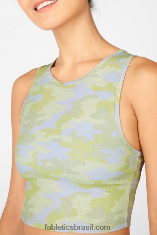 Fabletics camuflagem pin dot cinza 420HR2346 tanque de colheita ressler mulheres - Image 3