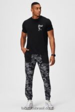Fabletics camuflagem preta 420HR3051 o único corredor homens - Image 4