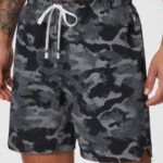 Fabletics camuflagem preta 420HR3253 aquele baixinho 156 homens
