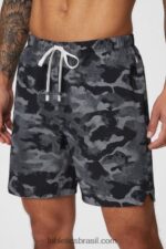 Fabletics camuflagem preta 420HR3253 aquele baixinho 156 homens
